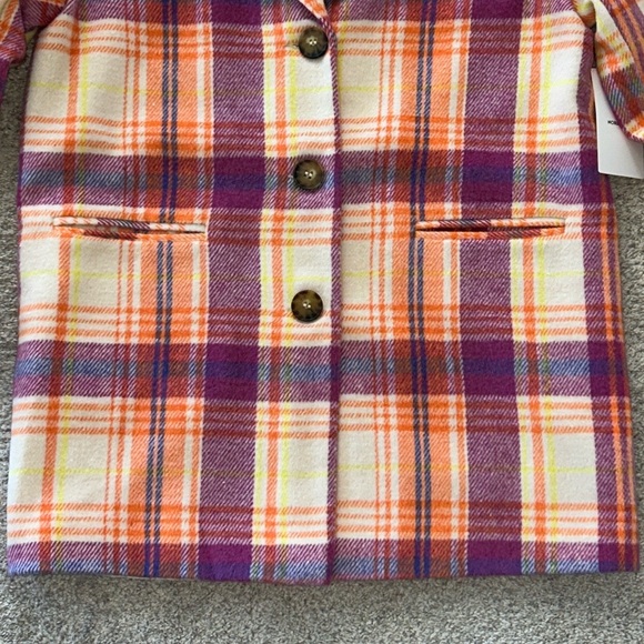 Nordstrom Plaid Button-Up Jacket - Picture 4 of 7